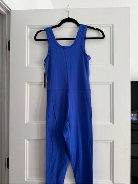 SET Active Royal Blue Sleeveless Jumpsuit